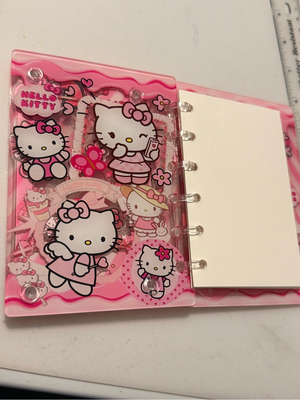 Hello Kitty Pink Shaker Notebook - Picture 5 of 5